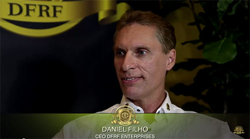 Daniel Filho, fundador da DFRF Enterprises, foi capturado 22 de julho quando saia de um restaurante em Boca Raton, na Florida (EUA).