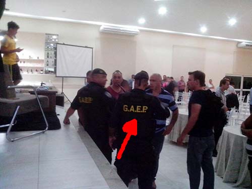 Polícia GAEP visitou evento da mega fraude iFreex