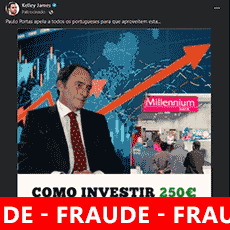 Fraude fake news bitcoin continua Paulo Portas