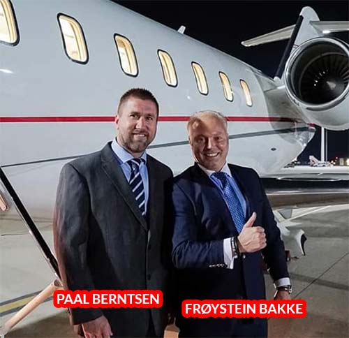 Paal Berntsen (COO) e Frøystein Bakke ou Freddy Bakke (CEO e Co-Fundador)