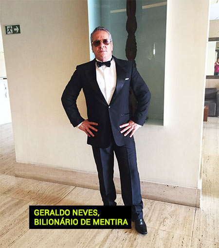 Geraldo Goulart Neves, o bilionário de mentira e o falso dono. (fonte: facebook.com)