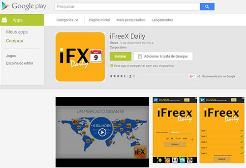 iFreex publicou no Google Play uma app que faz a tarefa diária em alguns segundos.