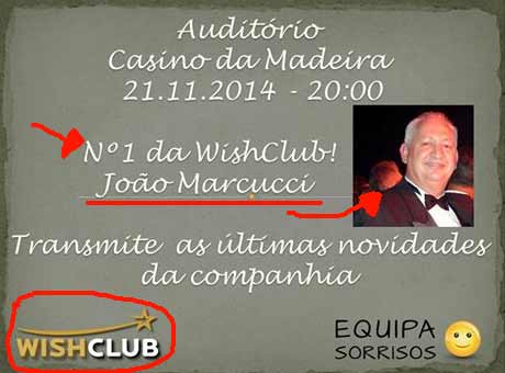 João Marcucci é apresentado como o Nº1 da Wishclub. É mais do que um simples afiliado.